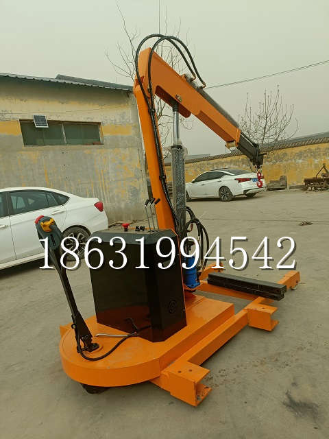 于洪区自卸车厢随车吊 自制轮式四不像起重机 四驱平板吊 5吨 贵盛